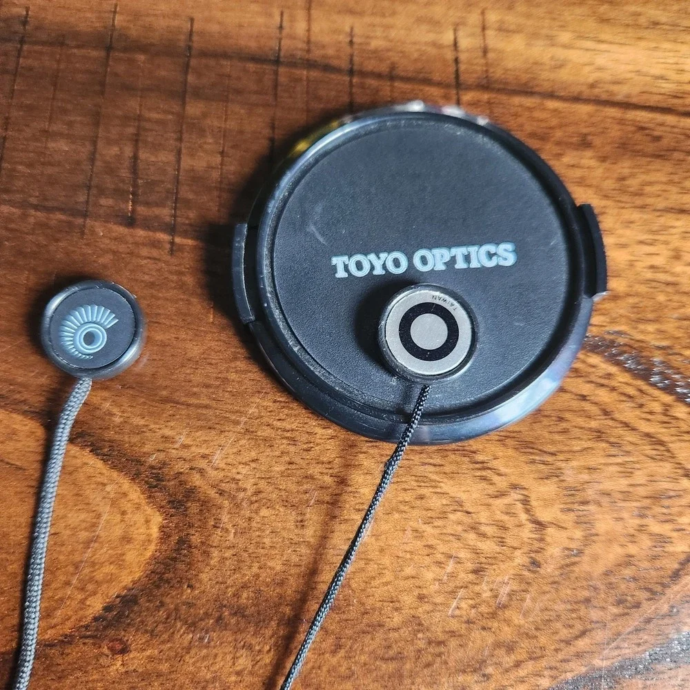 TOYO OPTICS 55mm Lens Cap Rare Vintage Light Scratches Good Condition